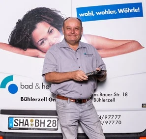 Jörg Wöhrle from bad &amp; heizung Bühlerzell GmbH