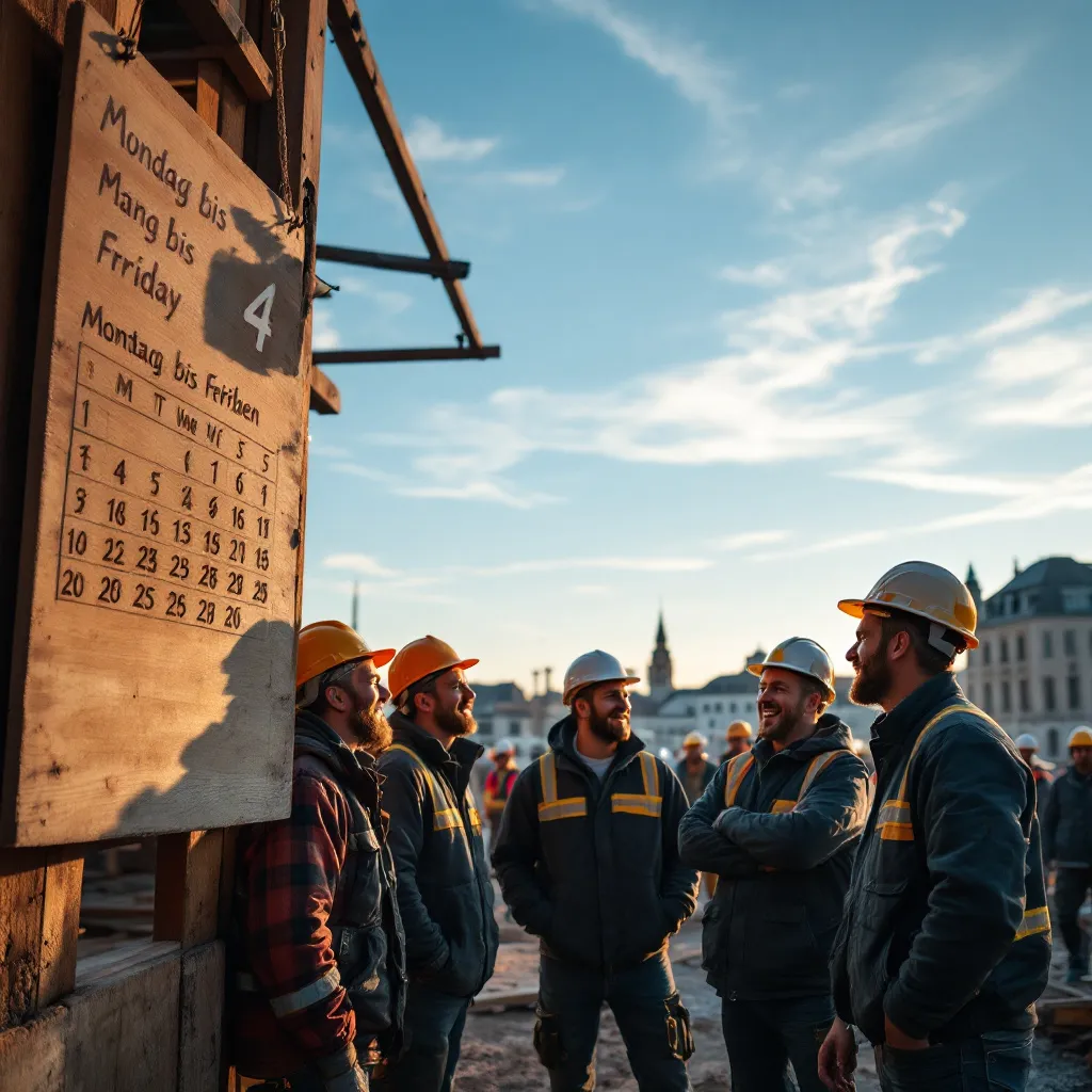 4-Tage-Woche am Bau: Utopie oder Zukunft der Branche?