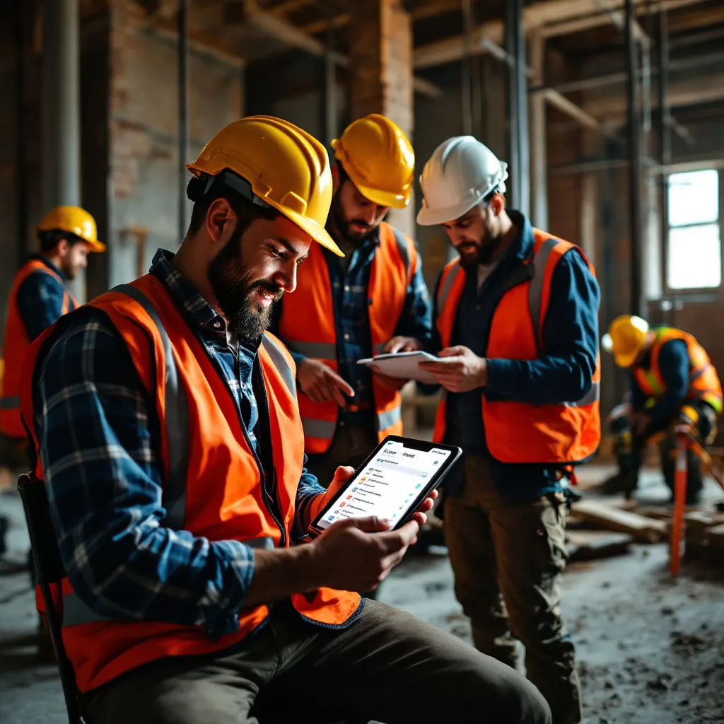 Bau App für Mitarbeiter: Steigern Sie Effizienz und Sicherheit auf der Baustelle!